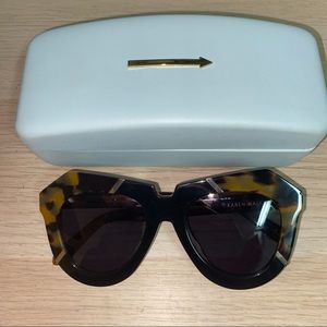Karen Walker Tortoise Alternative Fit Sunglasses